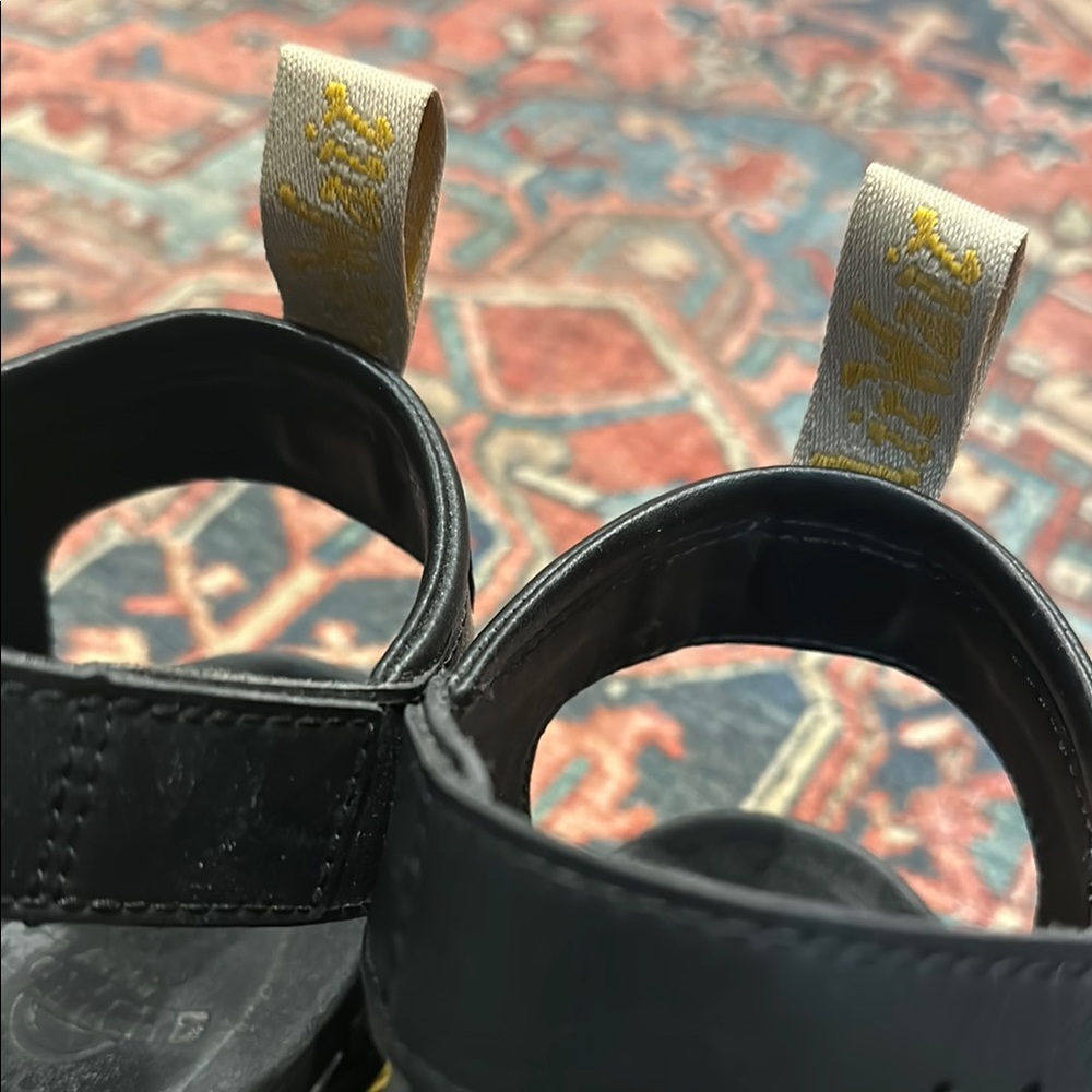 Dr. Martens Blaire Black Leather Sandals - Picture 5 of 6